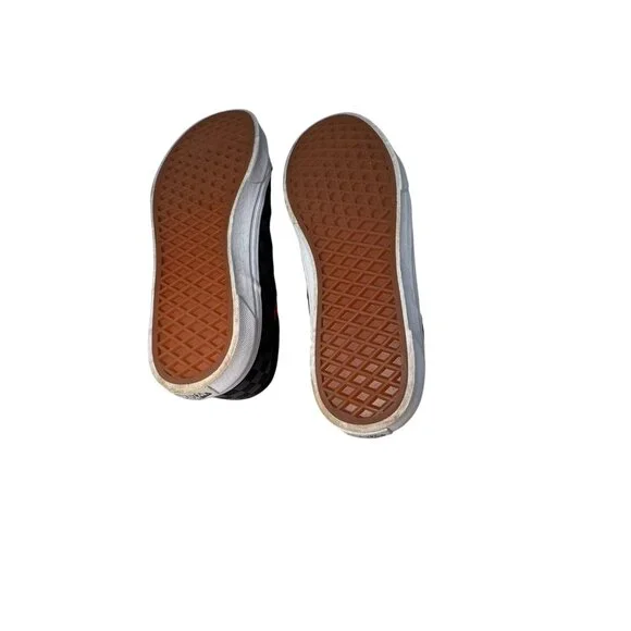 Vans Seldan Checkerboard Black Red Low Top Lace Up Skate Sneakers Youth Size 7 - Picture 5 of 7